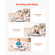 VEVOR Baby Play Gym Mat Tummy Time Activity Mat με 5 Sensory Toy 39,1" x 32,7