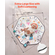 VEVOR Baby Play Gym Mat Tummy Time Activity Mat με 6 Sensory Toy 41,7" x 41,7