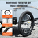 VEVOR Bike Cargo Trailer, χωρητικότητα 100 lbs, βαρέως τύπου καρότσι ποδηλάτου, αναδιπλούμενος συμπαγής χώρος αποθήκευσης με γενικό κοτσαδόρο, αδιάβροχο κάλυμμα, τροχοί 16", ασφαλείς ανακλαστήρες, χωράει σε τροχούς ποδηλάτου 22"-28