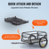 VEVOR Bike Cargo Trailer, χωρητικότητα 72,5 kg, βαρέως τύπου καρότσι ποδηλάτου, αναδιπλούμενη συμπαγής αποθήκευση & γρήγορη απελευθέρωση με γενικό κοτσαδόρο, τροχοί 40,6 cm, ασφαλείς ανακλαστήρες, χωράει σε τροχούς ποδηλάτου 558,8-711,2 mm