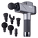 VEVOR Πιστόλι μασάζ Deep Tissue Percussion Muscle Massager με 8 ταχύτητες 6 κεφαλές