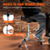 VEVOR Drum Throne, 21,3-26,4 ίντσες / 540-670 mm ρυθμιζόμενο ύψος, επενδεδυμένο κάθισμα σκαμπό τυμπάνου με αντιολισθητικά πόδια 5A Drumsticks 500 lbs / 227 kg Μέγιστο βάρος χωρητικότητας, 360° Swivel Drum Drum Chair for Drum