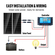 VEVOR 200W Monocrystalline Solar Panel Kit 2PCS Solar Panels & Charge Controller
