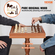 VEVOR 3-IN-1 Chess Checkers Σετ επιτραπέζιου τάβλι, Ξύλινο τραπέζι σκακιού 18 ιντσών Premium, Σετ επιτραπέζιου παιχνιδιού Deluxe Combo, Σετ επιτραπέζιου παιχνιδιού σκακιού Δώρο για οικογενειακά επιτραπέζια παιχνίδια