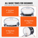 VEVOR Kids Drum Set 3-Pece 14 in Beginner Drum set for Children with Throne Black