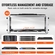 VEVOR 4U Rack Case Server Rack Cabinet 14 σε βάθος με λαβή κατασκευής ABS