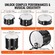 VEVOR Adult Drum Set 5-Pece 22 σε πλήρες σετ τυμπάνων πλήρους μεγέθους με βάση Throne