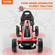 VEVOR Go Kart 4 τροχών με πεντάλ για παιδιά, ρυθμιζόμενο κάθισμα, χειρόφρενο, κόκκινο