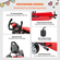 VEVOR Go Kart 4 τροχών με πεντάλ για παιδιά, ρυθμιζόμενο κάθισμα, χειρόφρενο, κόκκινο
