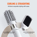 VEVOR Βούρτσα πιστολάκι μαλλιών Ionic Hot Air Styler με 2 βούρτσες για στέγνωμα όγκου