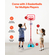 VEVOR Kids Basketball Hoop Ρυθμιζόμενο Ύψος φορητό γήπεδο μπάσκετ για παιδιά