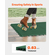 Σετ δαπέδου γυμναστικής 8 τμχ Interlocking PP Puzzle Rubber Tiles Green