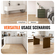 VEVOR Πλακάκια δαπέδου Interlocking Vinyl 1220 X 185 mm, 10 πλακάκια πάχους 5,5 mm που κουμπώνουν μαζί, δάπεδο DIY με κόκκους από φυσικό ξύλο για κουζίνα, τραπεζαρία, υπνοδωμάτια και μπάνια, εύκολο για διακόσμηση σπιτιού