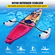 VEVOR Kayak Outrigger Stabilizer, 2 ΤΕΜ, PVC Φουσκωτό Πλωτήρα Outrigger με ράβδο Sidekick Arms, Standing Float Stabilizer System Kit για καγιάκ, κανό, ψαροκάικα