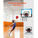 VEVOR Kids Basketball Hoop Φώτα LED & Πίνακας Αποτελεσμάτων ήχου Εσωτερικό στεφάνι μπάσκετ