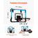 VEVOR Kids Basketball Hoop Φώτα LED & Πίνακας Αποτελεσμάτων ήχου Εσωτερικό στεφάνι μπάσκετ
