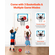 VEVOR Kids Basketball Hoop Φώτα LED & Πίνακας Αποτελεσμάτων ήχου Εσωτερικό στεφάνι μπάσκετ