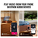 VEVOR Bluetooth Vinyl Πικάπ Ηχεία 3 ταχυτήτων με ζώνη 5W