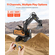 VEVOR Remote Control Excavator Toy 11 Channel 1:20 Scale RC Excavator Digger