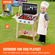 VEVOR 21 ΤΕΜ. Παιδική ψησταριά μπάρμπεκιου Playset Ξύλινη ψησταριά μαγειρικής σετ παιχνιδιών Pretend Sound