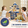 VEVOR Kitchen Playset Kids Pretend Cooking Play Toy 48 Piece Αξεσουάρ Μπλε