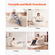 Καρέκλα VEVOR Bean Bag Καρέκλα καναπέ BeanBag με μπράτσα για ενήλικες Λούτρινο μπεζ