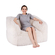 Καρέκλα VEVOR Bean Bag Καρέκλα καναπέ BeanBag με μπράτσα για ενήλικες Λούτρινο μπεζ