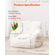 Καρέκλα VEVOR 3 πόδια Bean Bag με μαλακά υποβραχιόνια και τσέπη αποθήκευσης Λευκή