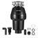 VEVOR Garbage Disposal 1/2 HP Continuous Food Waste Disposer 3-Bolt 3820 RPM