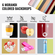 VEVOR 12" x 12" Photo Studio Light Box 3000-5600K 6 έγχρωμα σκηνικά διπλής όψης