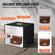 VEVOR 12" x 12" Photo Studio Light Box 3000-5600K 6 έγχρωμα σκηνικά διπλής όψης