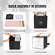 VEVOR 16" x 16" Photo Studio Light Box 3000-5600K 6 έγχρωμα σκηνικά διπλής όψης