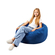 Καρέκλα VEVOR 3 πόδια Round Bean Bag με αφαιρούμενο κάλυμμα & Dutch Velvet Blue