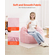 Καρέκλα VEVOR 3 πόδια Round Bean Bag με αφαιρούμενο κάλυμμα & Dutch Velvet Pink