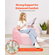 Καρέκλα VEVOR 3 πόδια Round Bean Bag με αφαιρούμενο κάλυμμα & Dutch Velvet Pink
