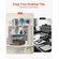 VEVOR Desktop Bookshelf White Desktop Storage Organizer 1-Tier για γραφείο και σπίτι
