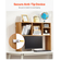 VEVOR Desktop Bookshelf Wood Desktop Storage Organizer 1-Tier for Office & Home