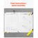 VEVOR Desktop Bookshelf White Desktop Storage Organizer 2-Tier για γραφείο και σπίτι