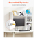 VEVOR Desktop Bookshelf White Desktop Storage Organizer 2-Tier για γραφείο και σπίτι