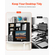 VEVOR Desktop Bookshelf Black Desktop Storage Organizer 3 επιπέδων για γραφείο και σπίτι