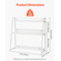 VEVOR Desktop Bookshelf Desktop Storage Organizer 2-Tier για Office & Home White