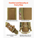 VEVOR Tactical Molle Hydration Pack Σακίδιο πλάτης 3L TPU Water Bladder Πεζοπορία Πεζοπορία
