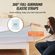 VEVOR Topper στρώματος Premium Memory Foam Fiber Fill Queen 76,2 mm Πάχος