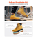VEVOR Steel Toe Work Boots UK Size 10 Αδιάβροχα για άνδρες Αντιολισθητικά