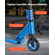 VEVOR Stunt Scooter Street Trick Scooter για Παιδιά Ενήλικες Κατάστρωμα διπλού στρώματος