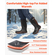 VEVOR Rubber Boots Ανδρικά Προστατευτικά Υποδήματα Steel Toe Work Μπότες βροχής Μέγεθος 13 US
