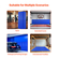 VEVOR Gym Wall Padding Αδιάβροχο πατάκι μπάσκετ πάχους 5 cm Γκαράζ γηπέδου αφρού