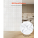 VEVOR 3D πάνελ τοίχου 33-συσκευασία 11,81x11,81&#039;&#039; PVC 32 τετραγωνικών μέτρων με κάλυψη Floral White