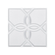 VEVOR 3D πάνελ τοίχου 33-συσκευασία 11,81x11,81&#039;&#039; PVC 32 τετραγωνικών μέτρων με κάλυψη Floral White