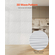 VEVOR 3D Πάνελ Τοίχου 12 Συσκευασίας 19,7x19,7&#039;&#039; PVC 32 τετραγωνικών μέτρων κάλυψης Wave ματ Λευκό